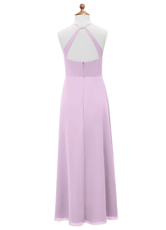 Azazie Davis Junior Jurk van Chiffon met A-Lijn Frosted Lila image8
