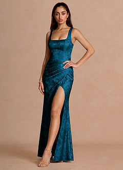 Robe Maxi Marineblau Wesselle image1