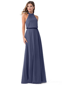 Azazie Landry Bridesmaid Dresses Stormy A-Line Pleated Mesh Dress image1