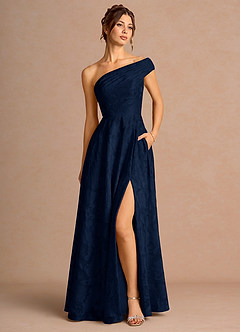 Priscilla Navy Maxi Dress image4
