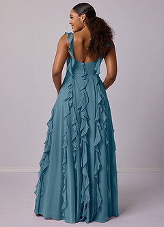 Barbie ♥ Azazie Bridesmaid Dresses Bermuda A-Line with Pockets Chiffon Dress image11