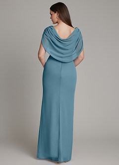 Azazie Hadley Bridesmaid Dresses Bermuda Mermaid Pleated Chiffon Dress image1