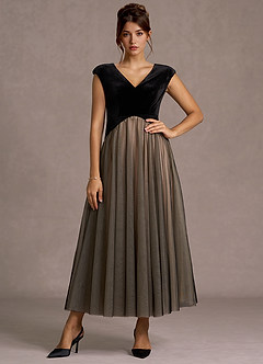 Maxi jurk Mirelda Zwart image1