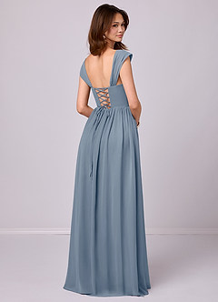 Barbie ♥ Azazie Bridesmaid Dresses Twilight A-Line Corset Chiffon Dress image5
