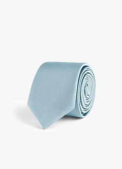 front Stretch Satin Skinny Tie