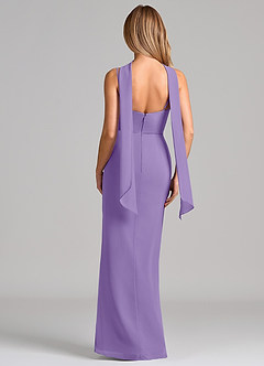 Azazie Calandra Suknie dla druhen Osłona Pofałdowany Szyfon Do ziemi Sukienka image2