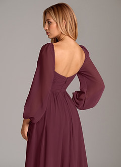 Bella Wine Maxi Dress image2