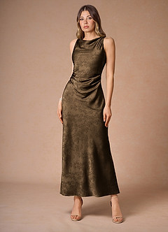 Elena Caffè Marrone Maxi vestito image3
