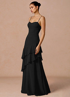 Robe Maxi Noir Celestia image5