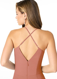 Azazie Carolina Bridesmaid Dresses MAI TAI Mermaid Ruched Chiffon Dress image5