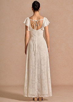Anna White Ruffled Maxi Dress image2