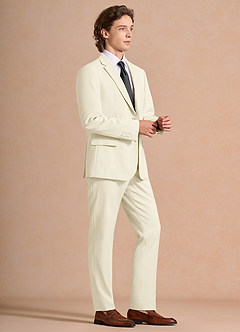 front James Ivory Structured Stretch Suit