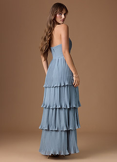 Vestido Azul Pálido Largo Isla image2