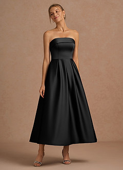 Abito Midi Nero Lucienne image6