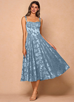 Kleid Sylvie Staubblau image3