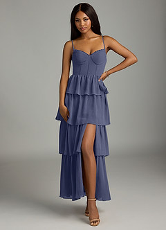 Azazie Kaiden Bridesmaid Dresses Stormy A-Line Sweetheart Neckline Chiffon Dress image1