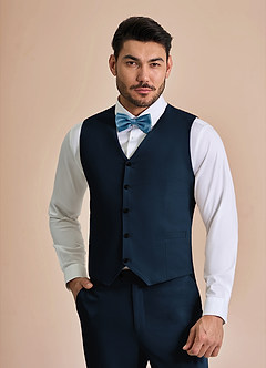 front William Azul Marino Chaleco de traje