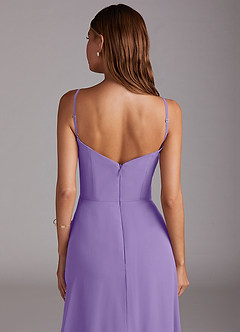 Azazie Marley Bridesmaid Dresses Tahiti A-Line Off the Shoulder Chiffon Convertible Dress image10