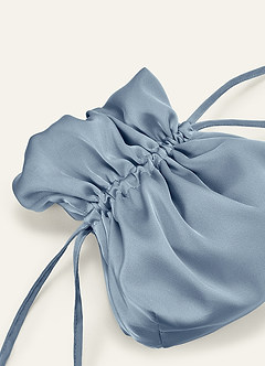 front Sac à main à cordon en satin assorti