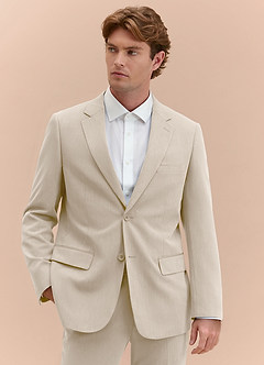 front William Creme Anzugjacke