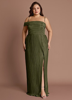 Isolde Moss Green Maxi Dress image7