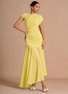 Belmira Pastel Yellow Maxi Dress image3