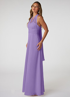 Azazie Fifi Bridesmaid Dresses Tahiti A-Line Strapless Chiffon Convertible Dress image5