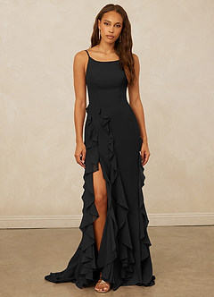 Christian Siriano Bridal for Azazie 1006 Bridesmaid Dresses Ruffle Chiffon Mermaid Dress image3