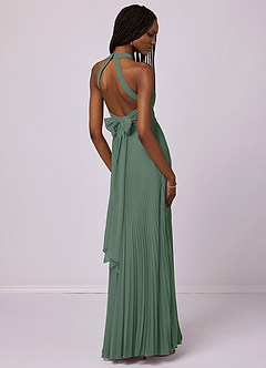 Barbie ♥ Azazie Bridesmaid Dresses A-Line Pleated Chiffon Floor-Length Dress image6
