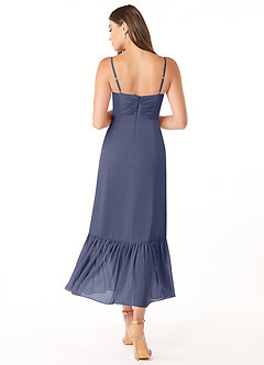 Azazie Justina Bridesmaid Dresses Stormy A-Line Sweetheart Neckline Chiffon Dress image2
