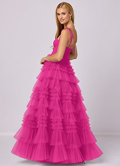 Barbie ♥ Azazie Bridesmaid Dresses A-Line Sweetheart Neckline Tulle Floor-Length Dress image2