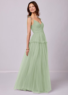 Barbie ♥ Azazie Final Sale Blue Jay A-Line Tulle Dress image3