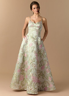 Kleid Raquel Blush Floral Green image1