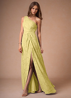 Vestido Amarillo Pastel Largo Hermosa image5