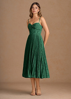 Vestido Verde Esmeralda Midi Annie image3