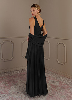 Azazie Kris Mother of the Bride Dresses A-Line Sequins Chiffon Floor-Length Dress image5
