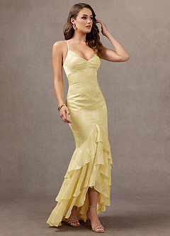 Madison Soft Yellow Maxi Dress image6