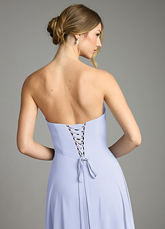 Azazie Ayla Abiti da Damigella Abito A-Line in Chiffon Scollo a Cuore Lavanda image11