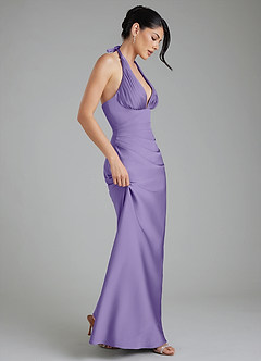 Azazie Torrance Bridesmaid Dresses Tahiti Mermaid Corset Stretch Satin Dress image7