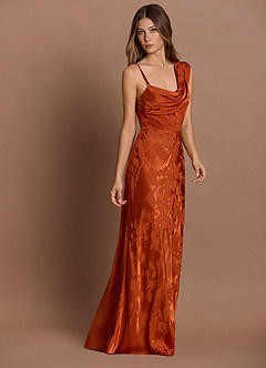 Briseis Rust Maxi Dress image3