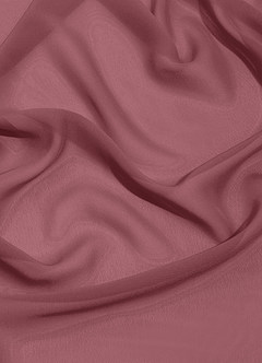 Azazie Jemma Robes de demoiselle d'honneur Robe Fourreau en Mousseline de soie Plissé Rose Du Désert image14
