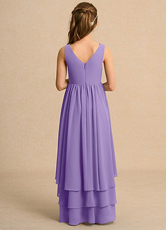 Azazie Kitten Junior Formal Flower Girl Dresses Tahiti A-Line Chiffon Dress image2