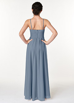 Azazie Catalina Junior Twilight A-Line Ruched Chiffon Dress image2