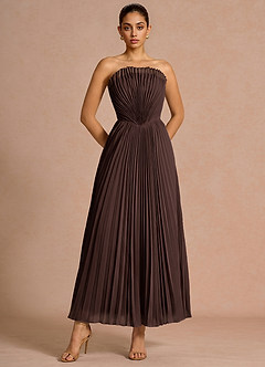 Kleid Eurydice Trüffel image4