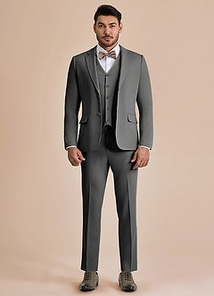 front William Carvão Terno de 3 peças