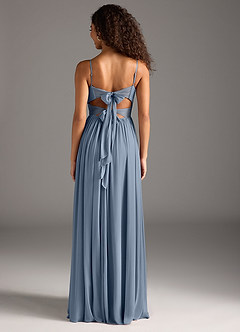 Azazie Zeya Bridesmaid Dresses Twilight A-Line Pleated Mesh Dress image5