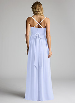 Azazie Llana Maternity Bridesmaid Dresses A-Line Chiffon Floor-Length Dress image4