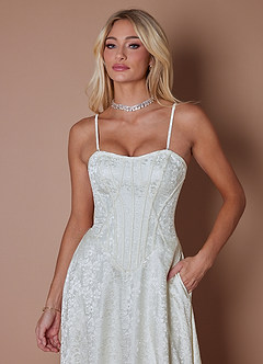 Abito Lungo Bianco Antico Bibi image3