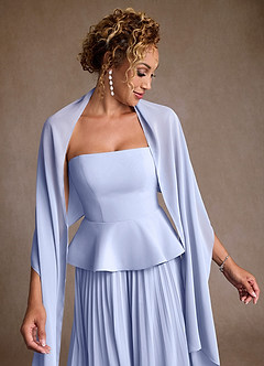 Azazie Josabeth Klänningar till brudens mor Klänning A-Line i Chiffong Plisserad Is image7