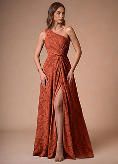Hermosa Auburn One Shoulder Maxi Dress image7